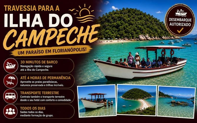 Travessia para Ilha do Campeche